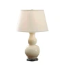 American-style creative ceramic gourd table lamp, bedside lamp, retro living room and study decorative lamp, simple American-style lighting fixtures, European style Application Scenario